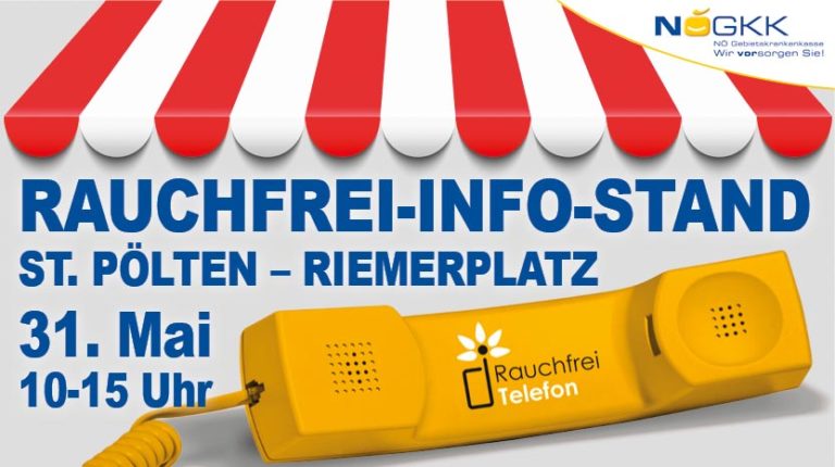 Aktion Weltnichtrauchertag - Rauchfrei Telefon