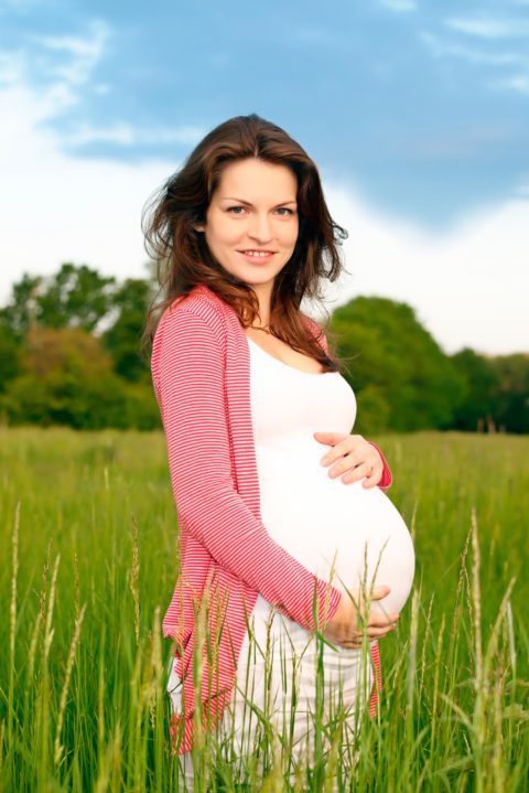 Schwangere Frau 